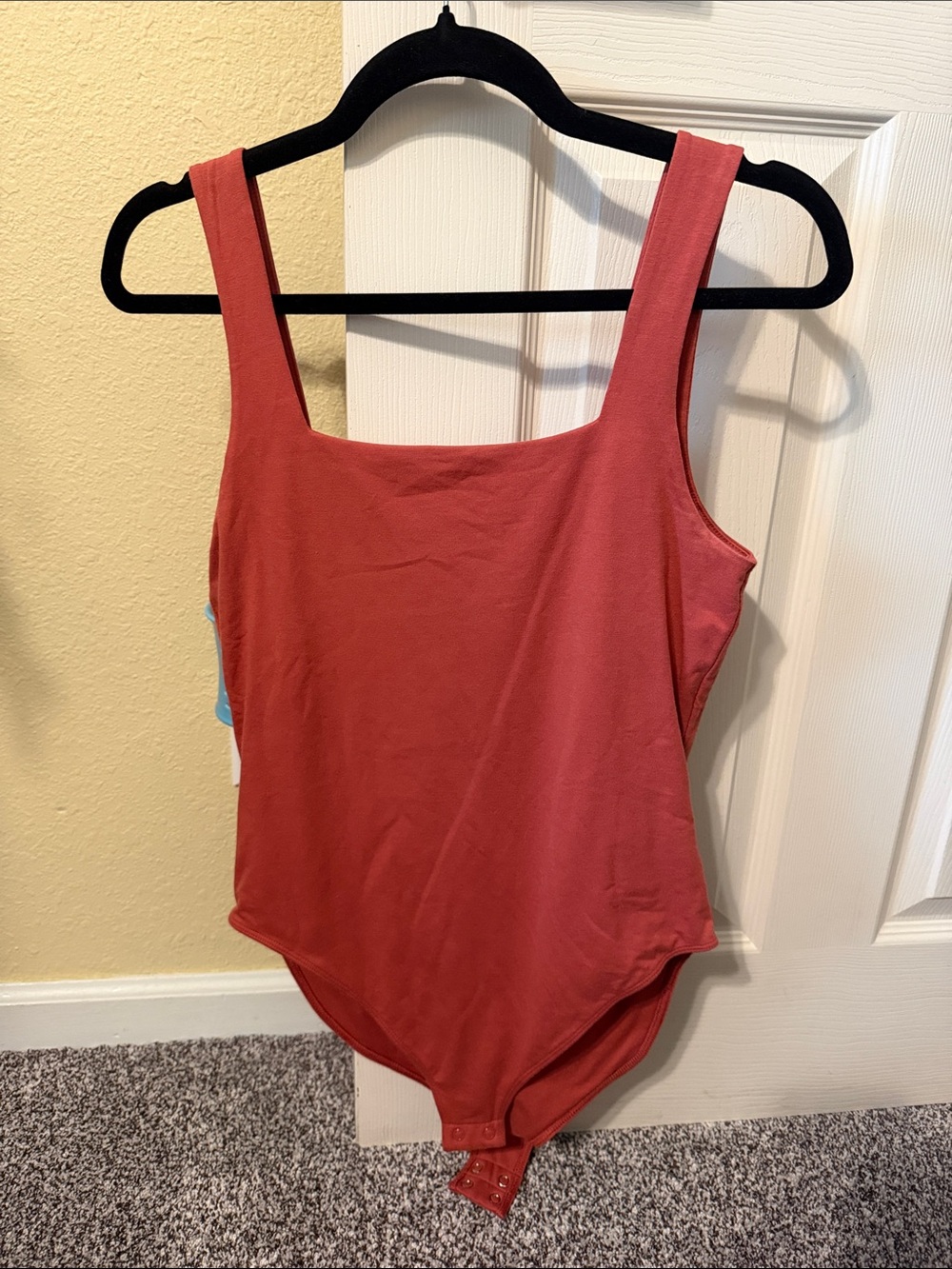 Old Navy Red Square-Neck Girls' Bodysuit